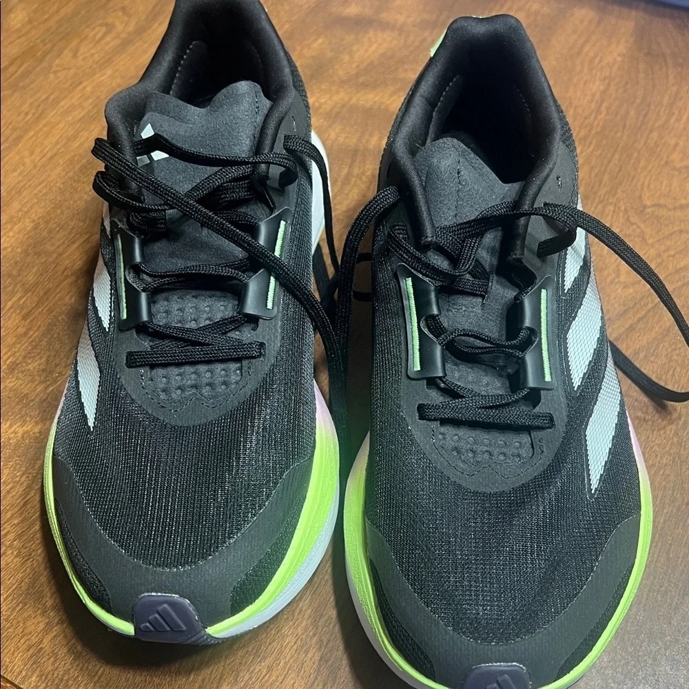 Men’s Adidas Duramo Speed Running Shoes Black Aurora Size 7 NEW